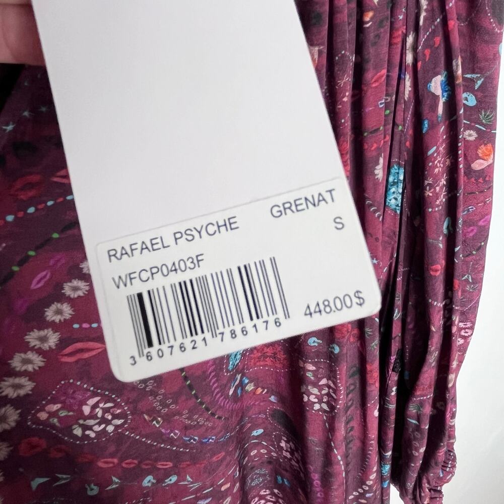 NWT Zadig & Voltaire Rafael Psyche Maxi Dress Size Small - Picture 8 of 11